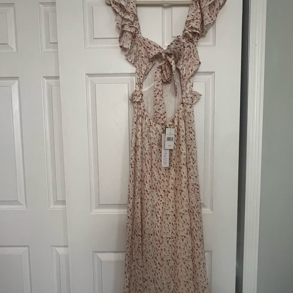 Floral Ruffle Maxi Dress - Picture 2 of 4